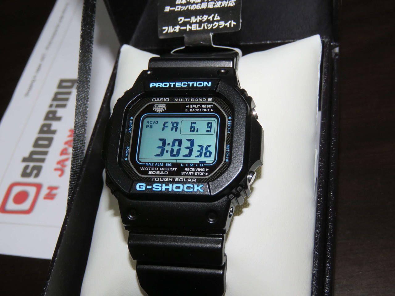 G-Shock GW-M5610BA-1JF Black & Blue Series - Shopping In Japan Net