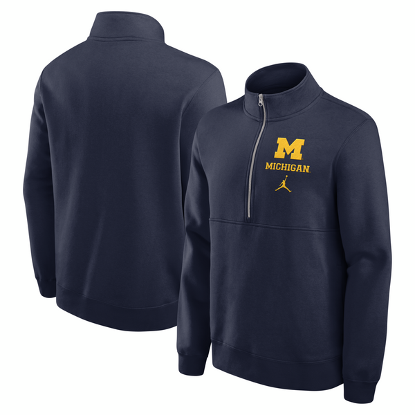 Michigan Wolverines Jordan Brand Primetime Club Half-Zip