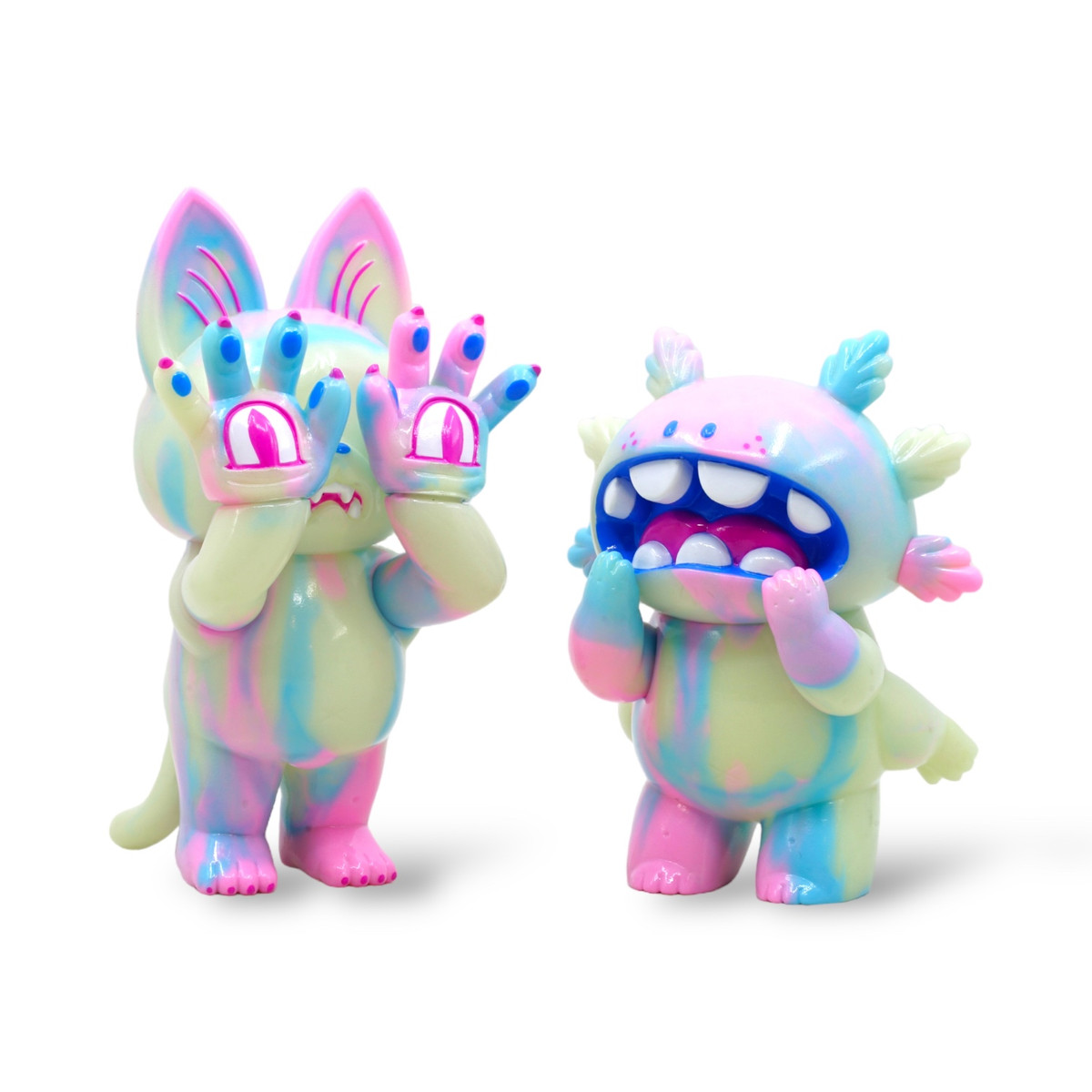 Onigiri & Macaroni Marble Candy by Grape Brain - myplasticheart