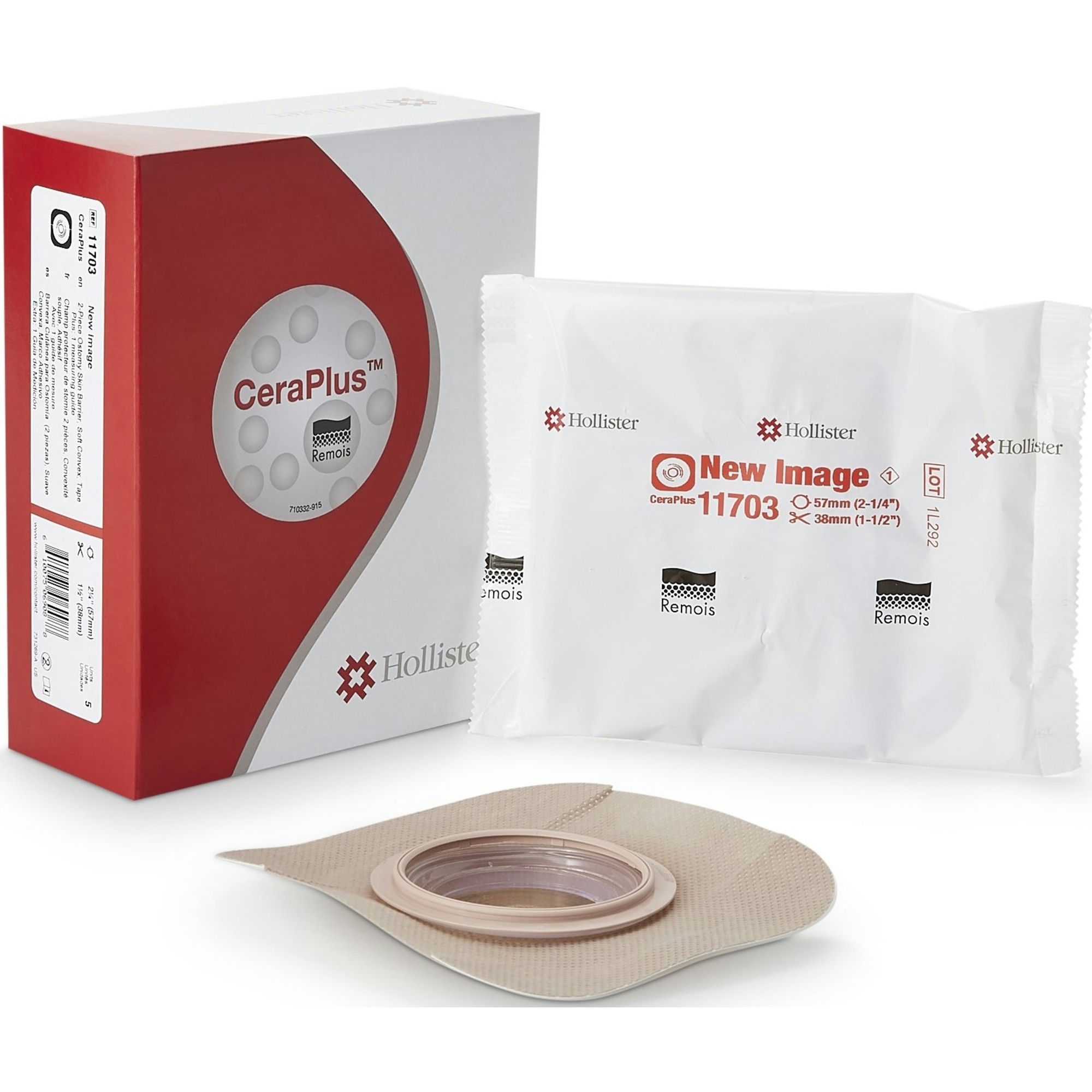 Hollister New Image Soft Convex CeraPlus Skin Barrier