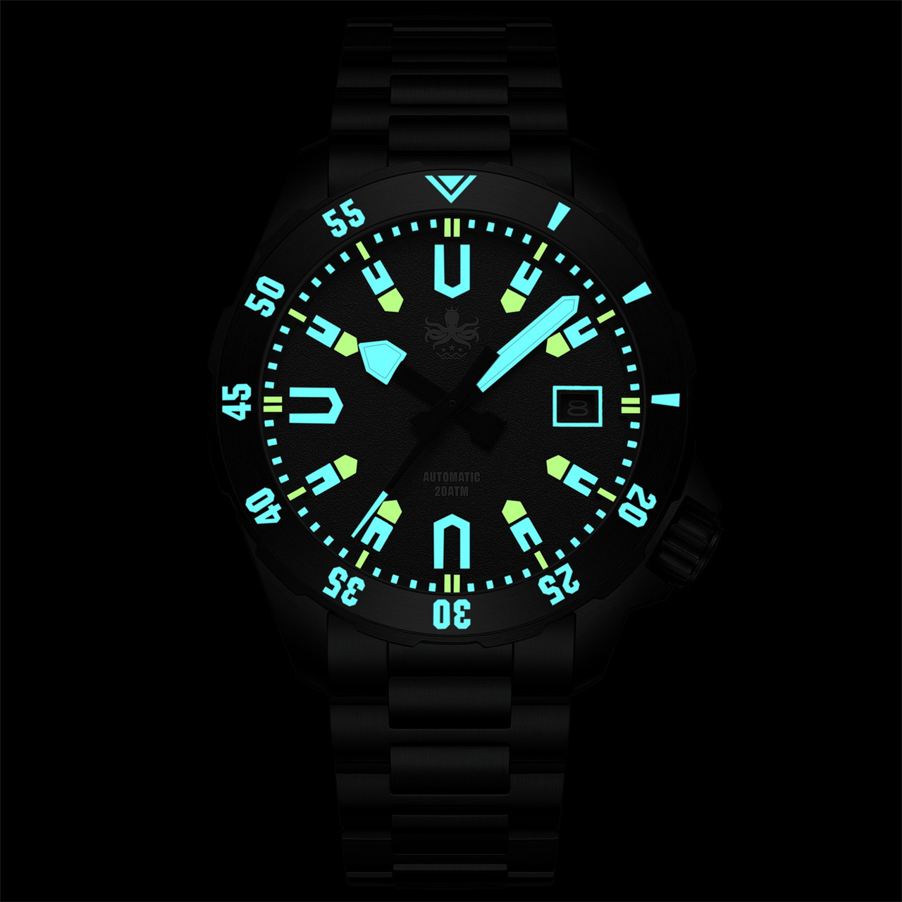 PHOIBOS APOLLO 200M Automatic Diver Watch PY056F Yellow