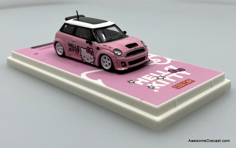 BMW Mini, Rose Pink: Hello Kitty 1:64 Diecast Model Car by Cool Car