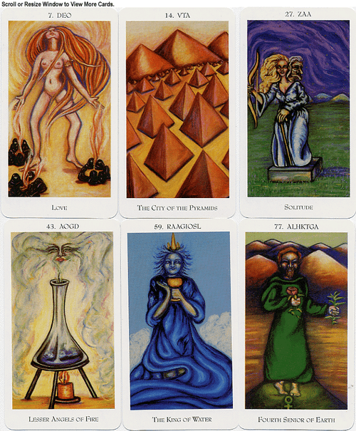Enochian Skrying Tarot - The Tarot Garden