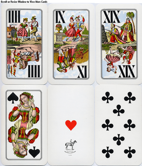 Das La Fontaine-Tarock - The Tarot Garden