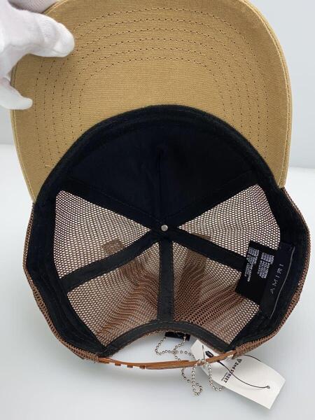 AMIRI(アミリ) / キャップ/コットン/ベージュ/茶/メッシュ | 中古品の