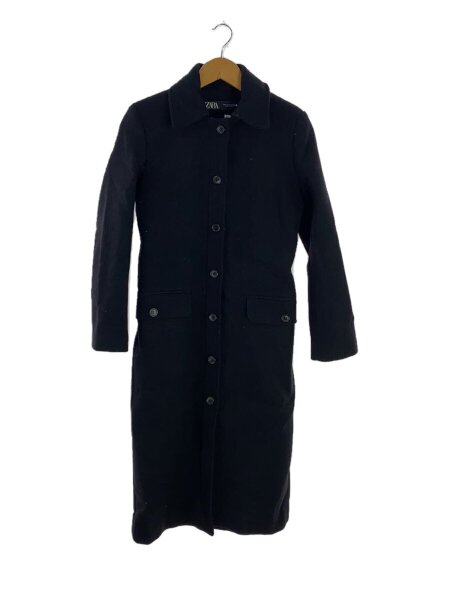 ZARA(ザラ) / MANTECO/ウールブレンドベルテッドロングコート/S/ウール