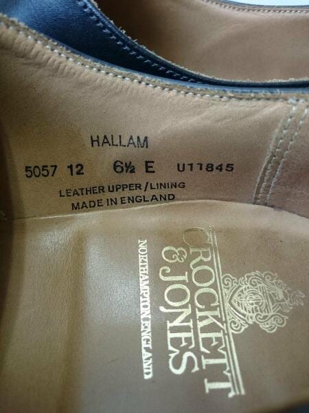 CROCKETT&JONES(クロケットアンドジョーンズ) / HALLAM/ストレート