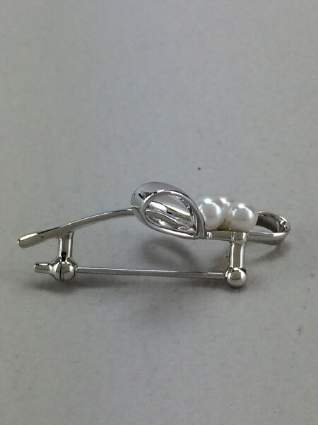 MIKIMOTO(ミキモト) / ミキモト/服飾雑貨/シルバー/リボンブローチ