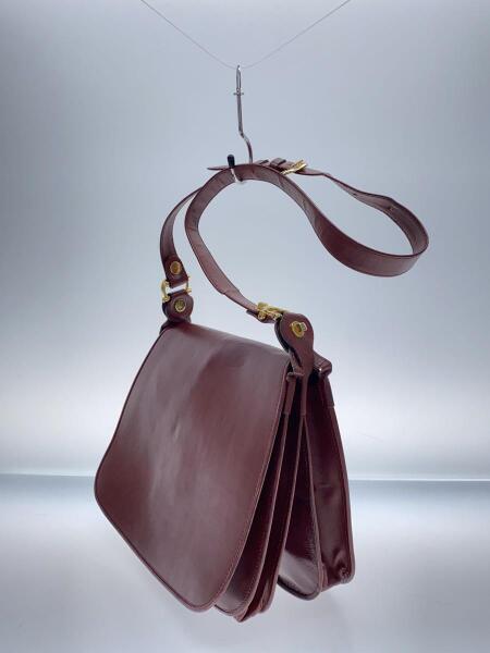 Cartier(カルティエ) / ショルダーバッグ/レザー/RED/無地 | 中古品の