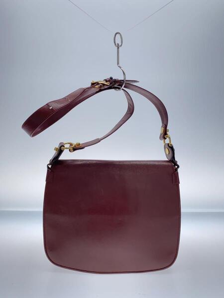 Cartier(カルティエ) / ショルダーバッグ/レザー/RED/無地 | 中古品の