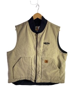 Carhartt(カーハート) / USA製/フルジップダックベスト/XL/コットン