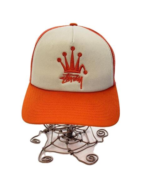 STUSSY(ステューシー) / メッシュキャップ/コットン/オレンジ/メンズ