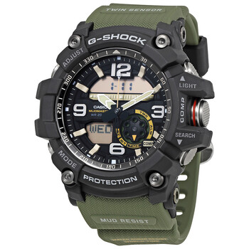 Casio G-Shock Chronograph Analog-Digital Black Dial Mudmaster