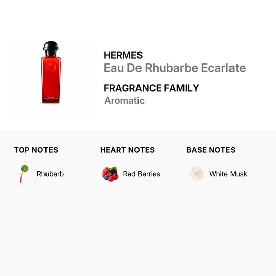 Hermes Unisex Eau De Rhubarbe Ecarlate EDC Spray 3.4 oz Fragrances