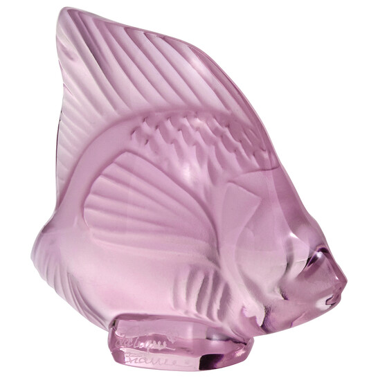 Lalique Pink Crystal Fish No. 24 - 3002800 090592024164 - Jomashop