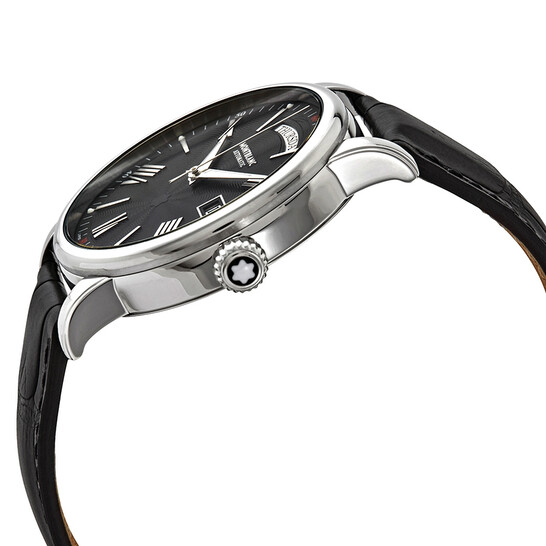 Montblanc 4810 Automatic Black Dial Black Leather Men's Watch