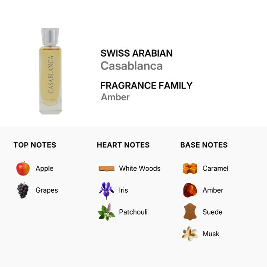 Swiss Arabian Unisex Casablanca EDP Spray 3.38 oz Fragrances