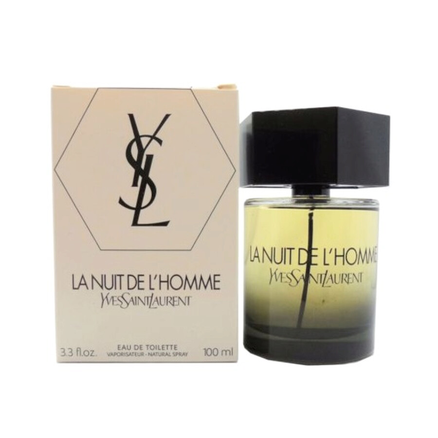 Yves Saint Laurent Men's Lanuit De LHomme EDT Spray 3.3 OZ
