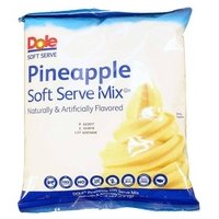 Dole D581-A6120, 4 1/2 Lb. Non-Dairy Pineapple Soft Serve Ice