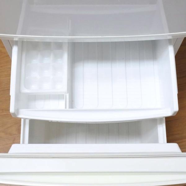 中古 SHARP シャープ 2ドア冷蔵庫 137L SJ-714-W ホワイト系 つけかえ