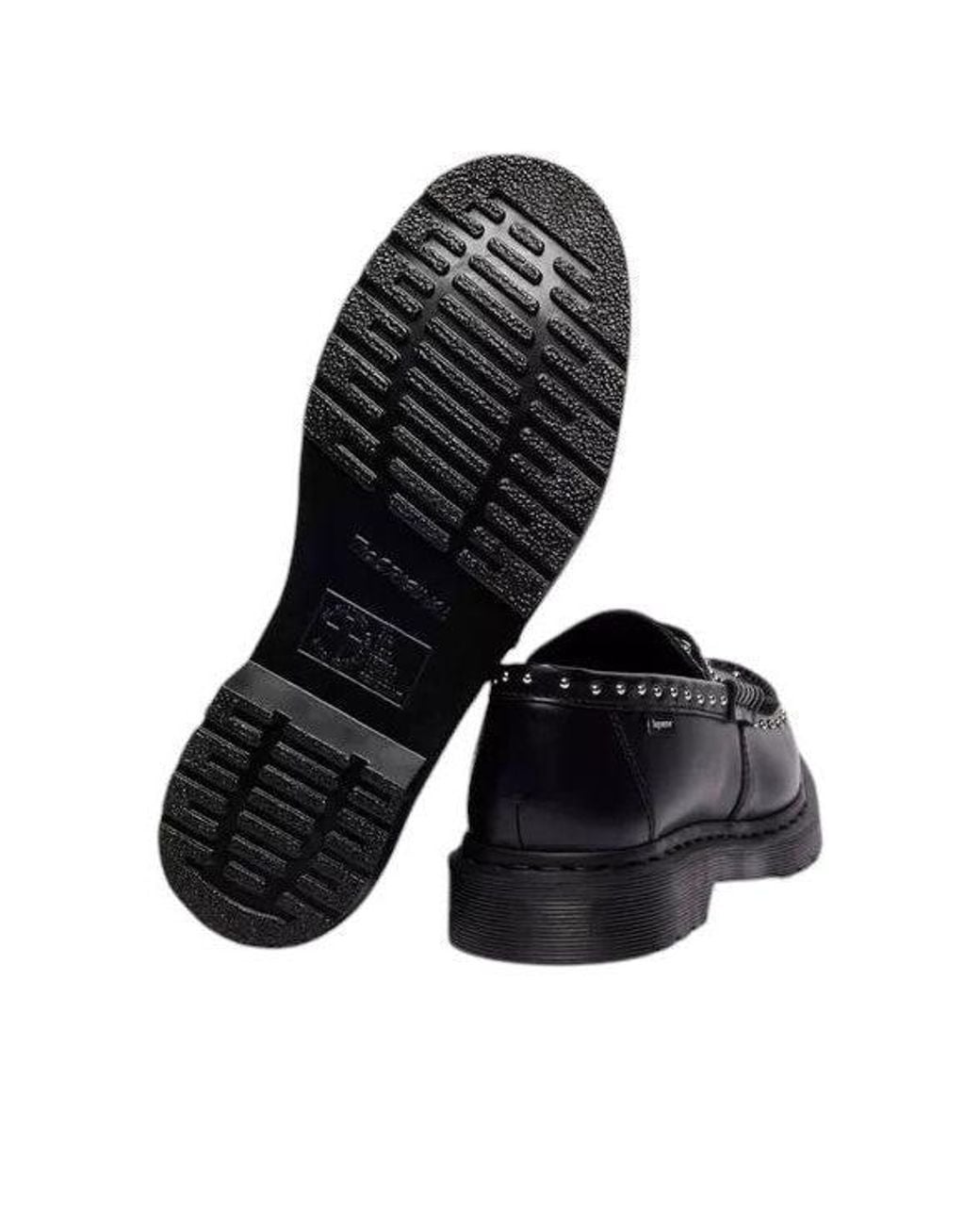 Dr. Martens X Supreme Studded Penton Loafer in Black for Men | Lyst