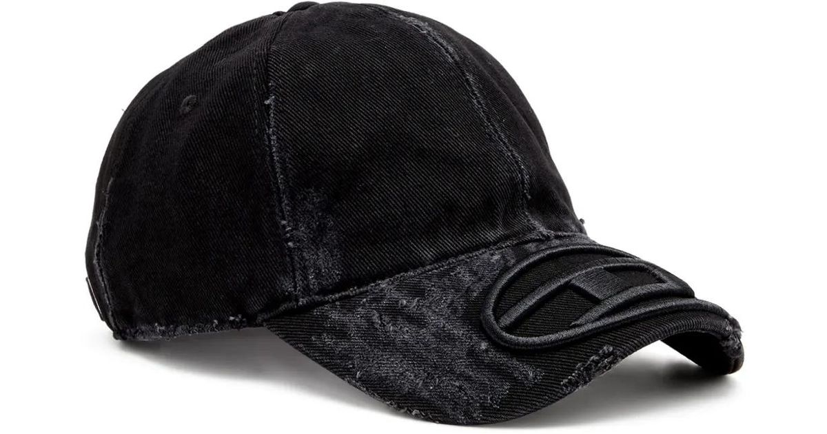 DIESEL C-Ody Cap in Black for Men | Lyst