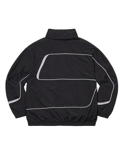 Supreme S Paneled Track Jacket Whtie' in Black for Men | Lyst UK