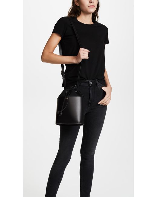 A.P.C. Sac Clara Bucket Bag in Black | Lyst