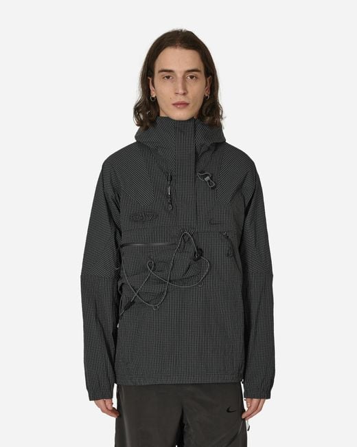 Nike Off- Anorak Jacket in Black for Men | Lyst