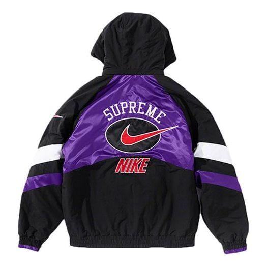 Supreme X Nike Hooded Sport Jacket in Blue for Men | Lyst UK