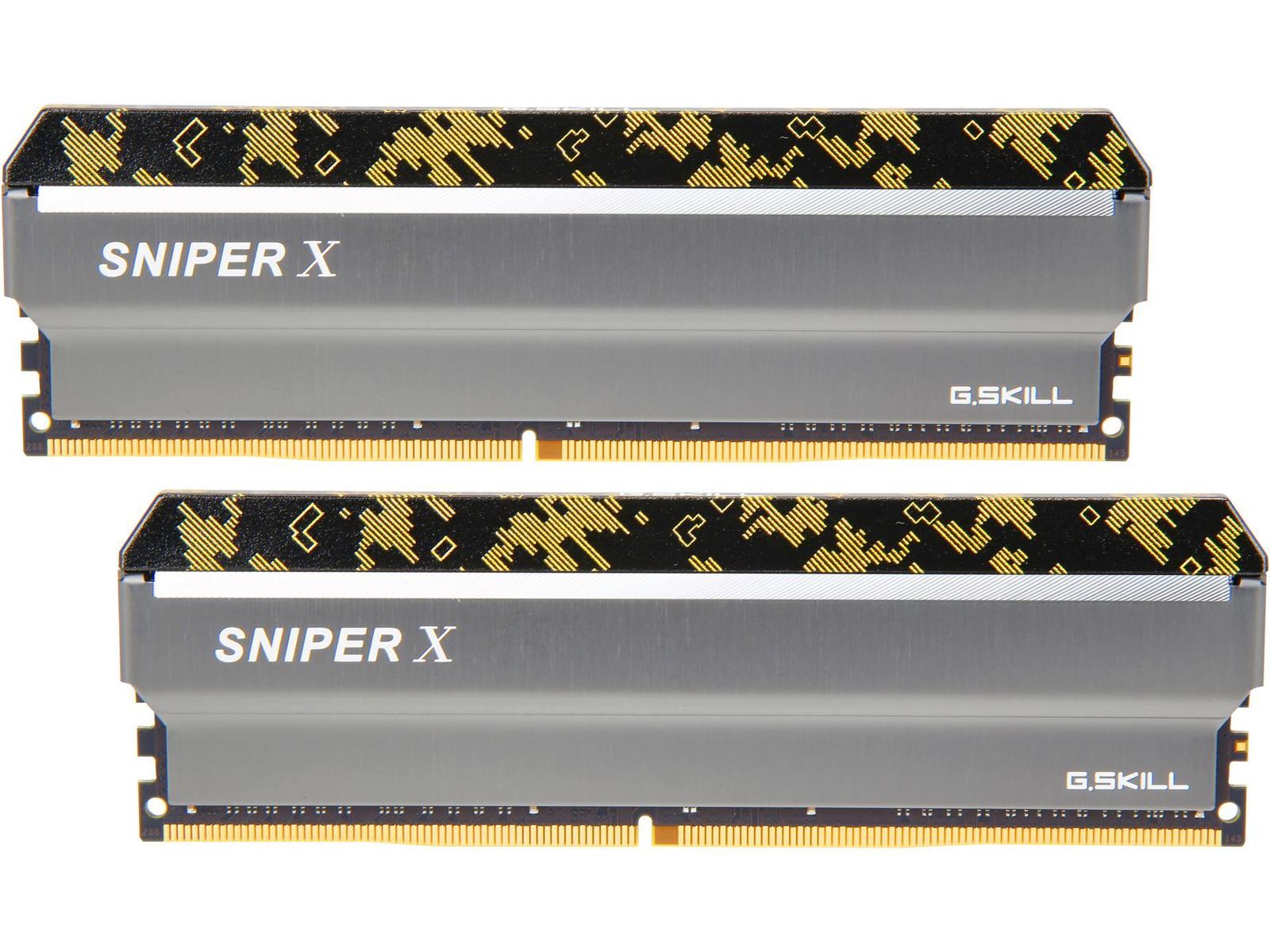 G.Skill Sniper X 16 GB (2 x 8 GB) DDR4-3600 CL19 Memory (F4