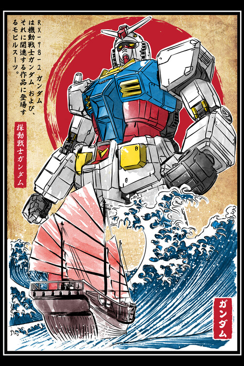 Poster RX-78-2 Gundam in Japan | Wall Art | 3+1 FREE | Europosters