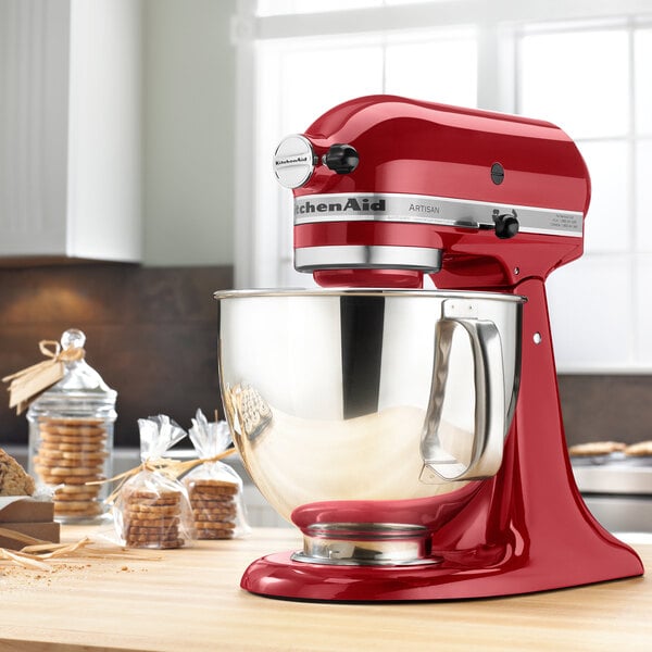 KitchenAid KSM150PSER Artisan Empire Red 5 Qt. Mixer