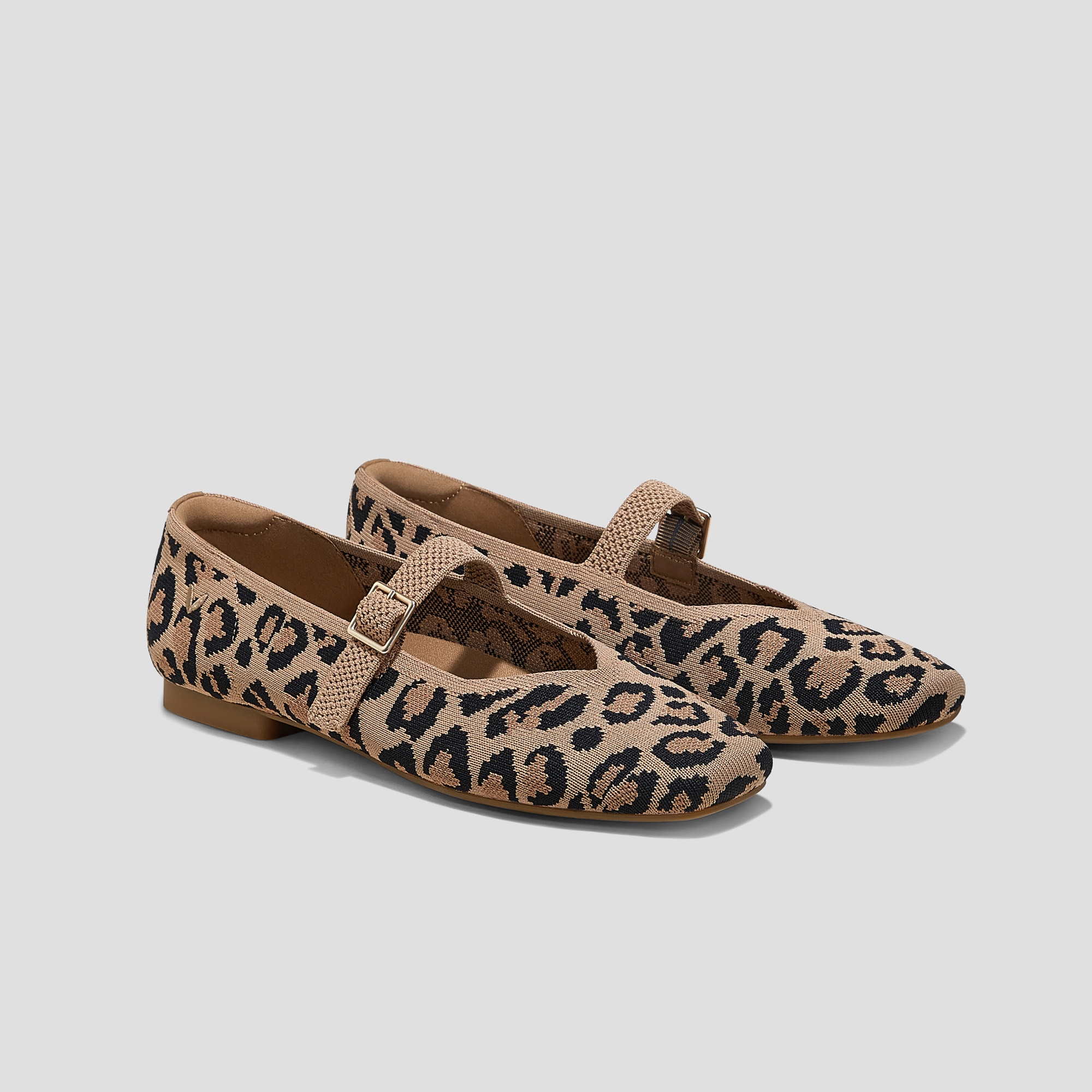 Square-Toe Mary-Jane (Margot Mary-Jane), DARK LEOPARD, EU35 | VIVAIA