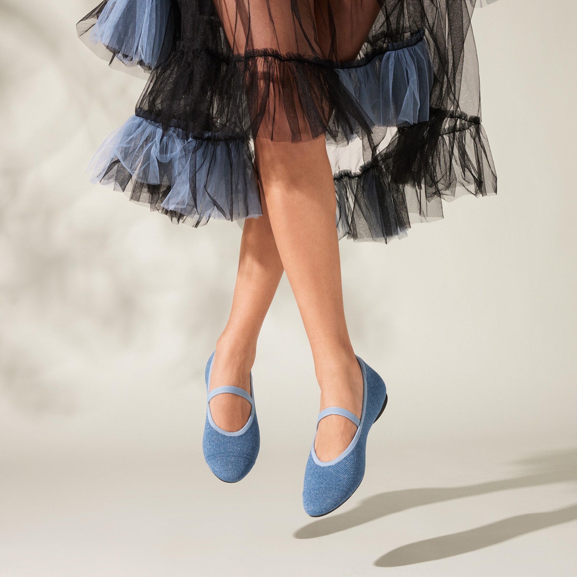 Almond-Toe Mary-Jane (Tamia Mary-Jane), Denim Blue, EU35 | VIVAIA