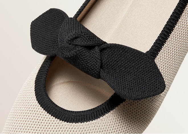 Addriane] ポインテッドトゥ リボン付き フラットシューズ – VIVAIA JAPAN