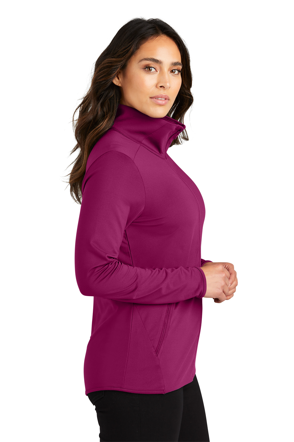 Port Authority Women's Accord Stretch Fleece Full-Zip | Product