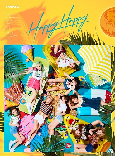 TWICE、2週連続リリースとなる日本4thシングル『HAPPY HAPPY』＆5th