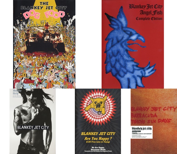 BLANKEY JET CITY ライブ映像全5作品が最新フルHDにアップコンバートし