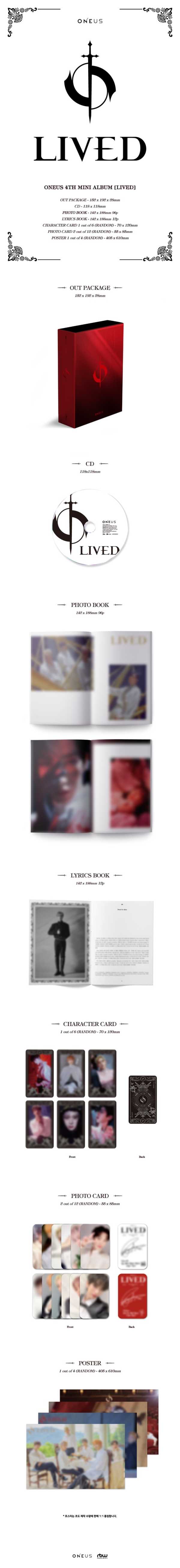 ONEUS、韓国4枚目のミニアルバム『LIVED』 - TOWER RECORDS ONLINE