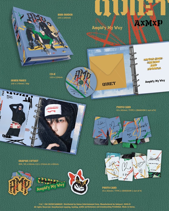 AxMxP ファーストミニアルバム『Amplify My Way』で2026年1月