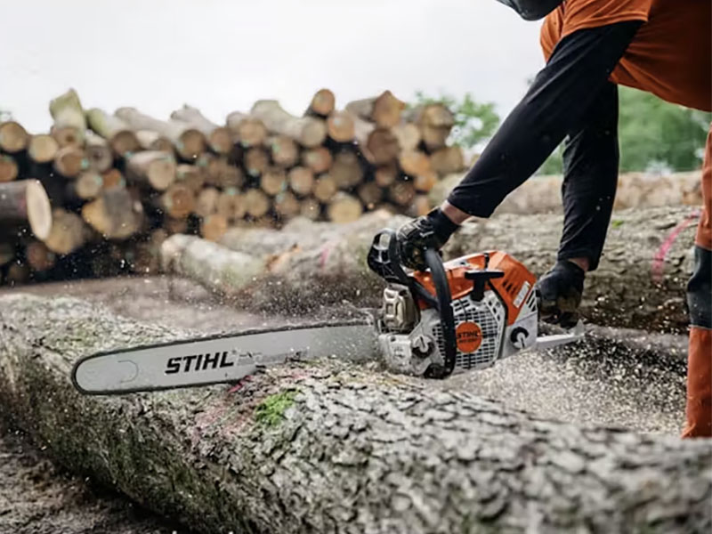 New Stihl MS 500i 25 in. Lightweight Bar Orange / White | Power