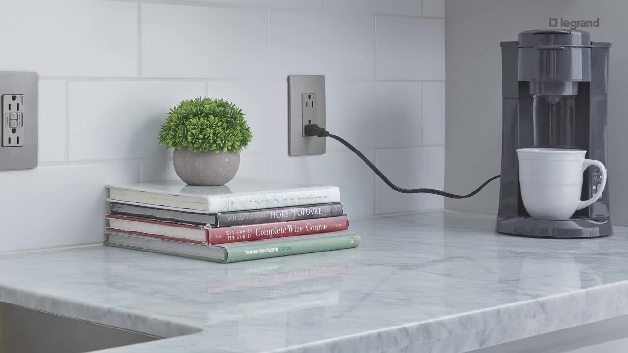 Legrand radiant 15 Amp 125 Volt Tamper Resistant GFCI Residential