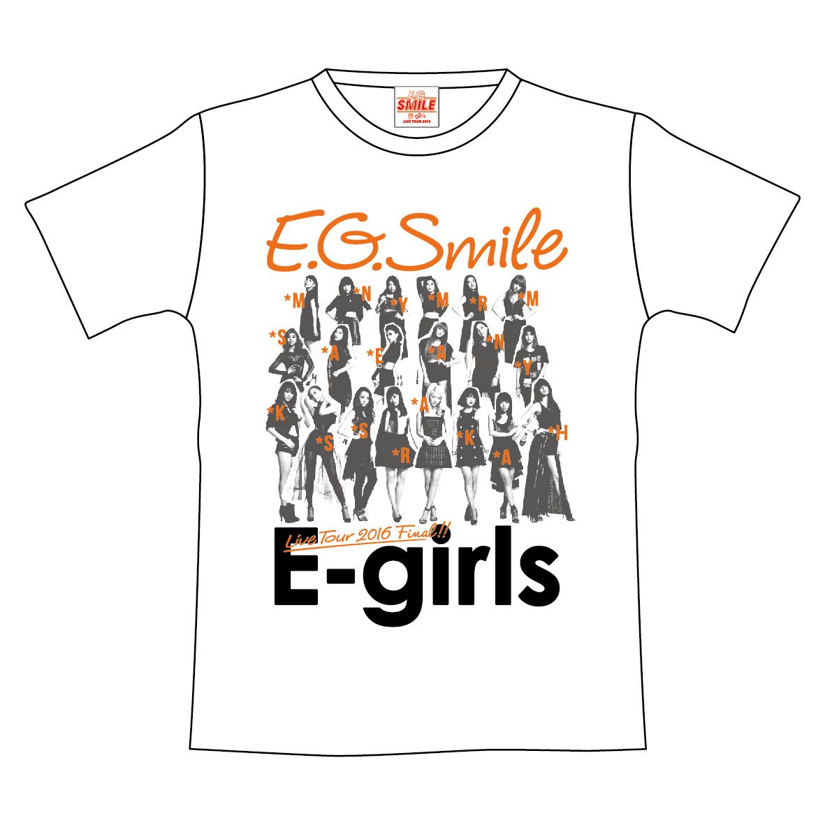 E-girls LIVE TOUR 2016 ～E.G. SMILE～ツアーグッズページ | E-girls