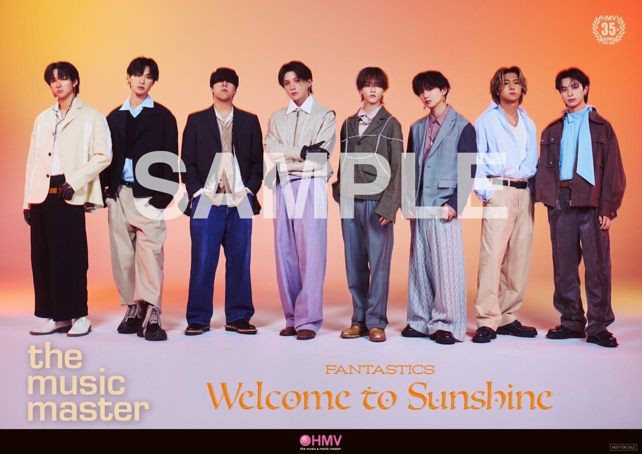 FANTASTICS BEST ALBUM『Welcome to Sunshine』リリース記念HMV店頭