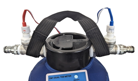 洗車応援団 洗車用 純水器 10L用FRPタンク TDSメーター付 イオン交換