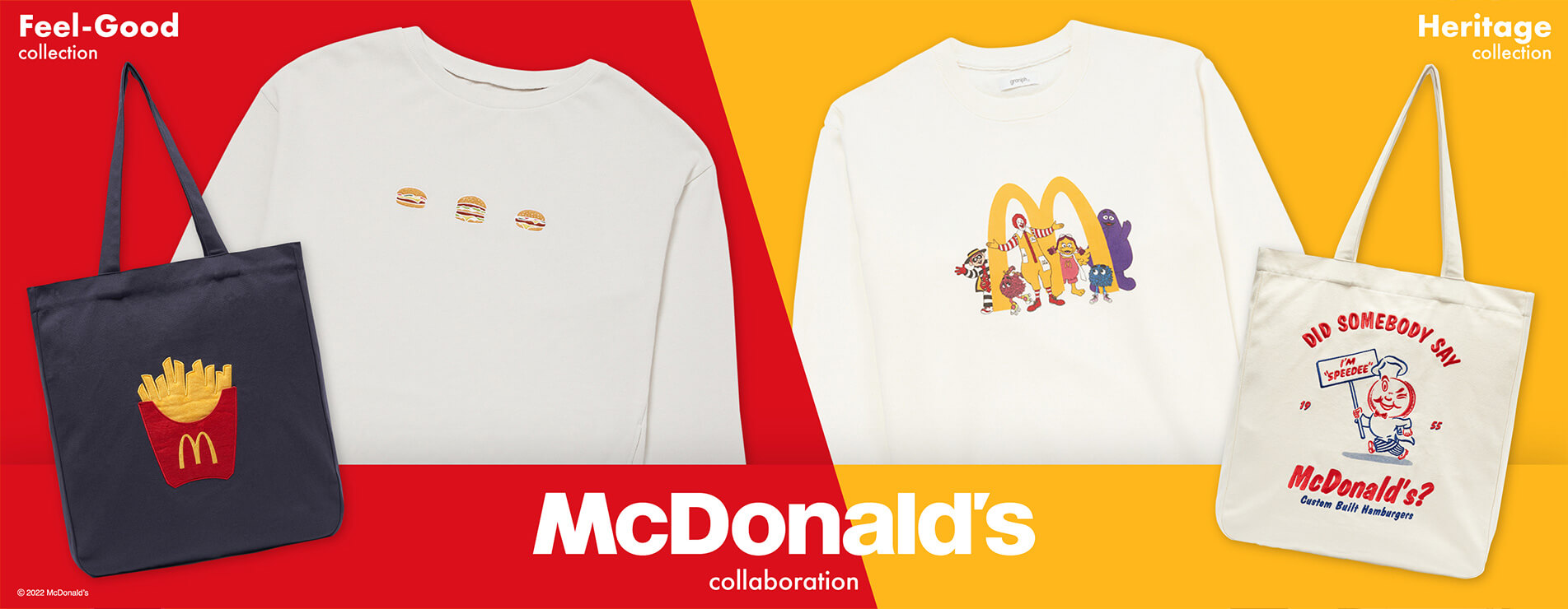 McDonald's collaboration｜グラニフ(graniph)公式オンラインストア