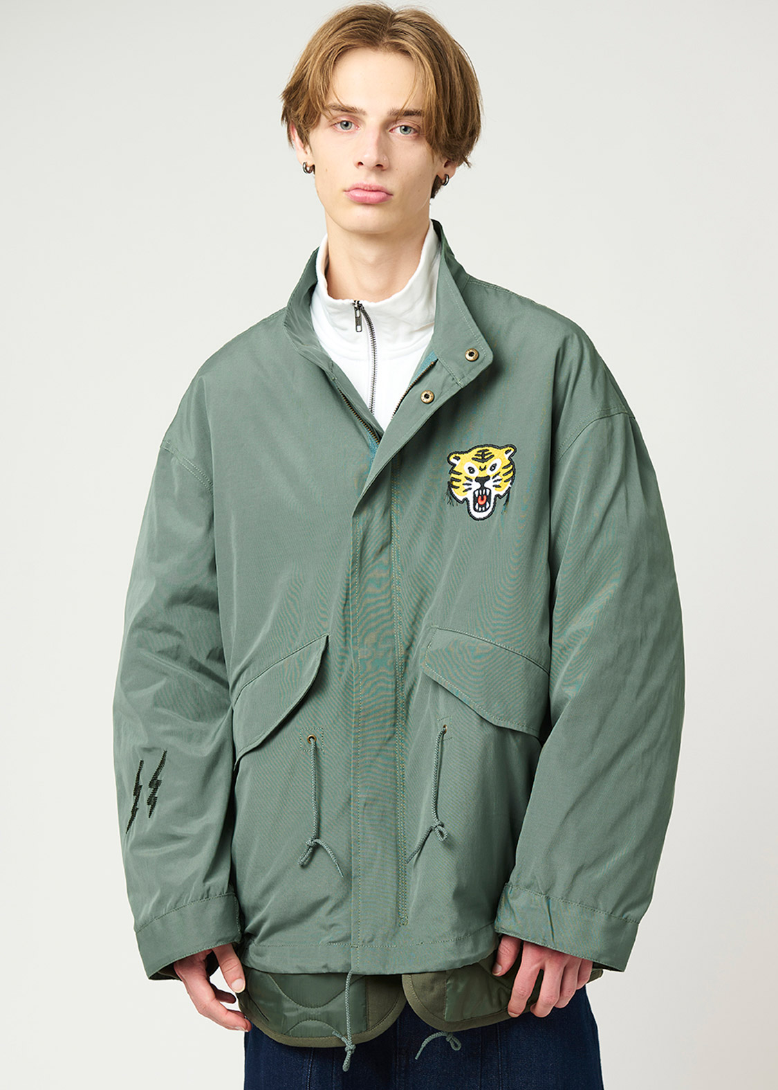 オーサムタイガー スレッズ｜ショートモッズコート｜ユニセックス