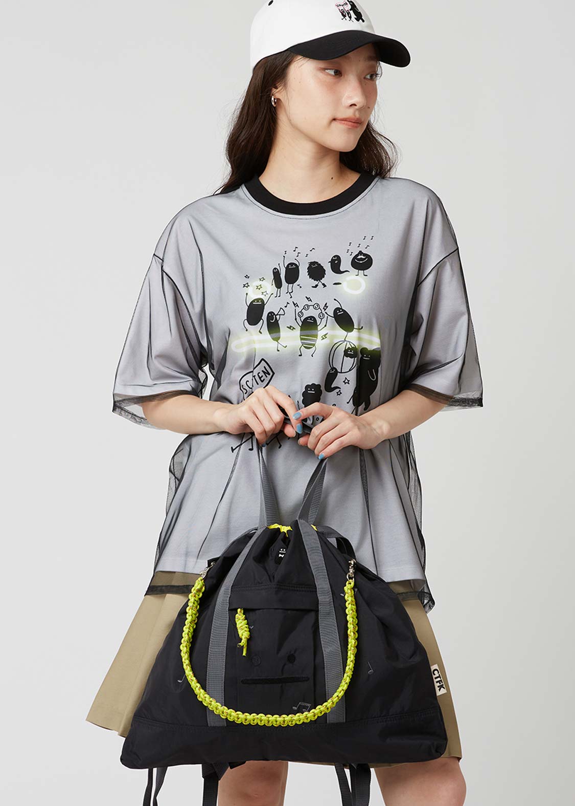 ビューティフルシャドーオーケストラ｜3WAYスクエアトートバッグ｜ユニ