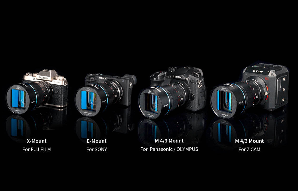 Anamorphic Lens - 50mm F1.8 Anamorphic 1.33X Lens